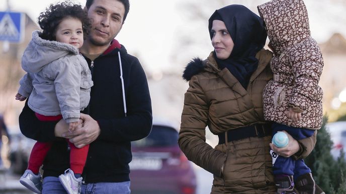 Syrská rodina v Lucembursku