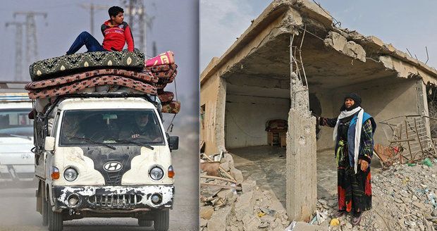 Lidé se po letité válce vracejí domů. Torza budov ve zničené Sýrii nepoznávají