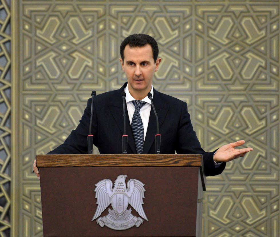 Syrský prezident Bašar Asad.