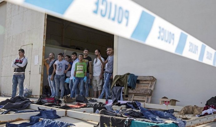 Syrští uprchlíci na britské vojenské základně Akrotiri na Kypru