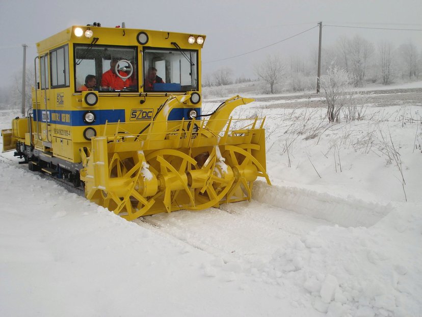 Sněhová fréza správy železnic