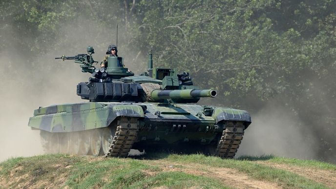 Hlavní bojový tank T-72M4 CZ armády ČR