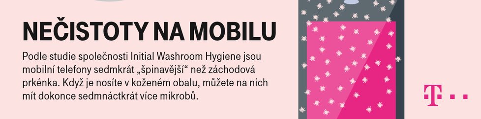 T-Mobile radí, jak používat mobil během epidemie. Nenoste ho s sebou na záchod!