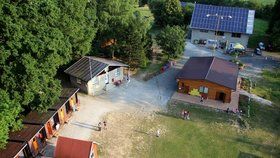 Rekreační areál U Kateřiny ve Štramberku, kde hygienici uzavřeli dětský tábor.