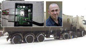 Kamion se zařízením zkreslujícím záznam tachografu, tedy dobu jízdy, našla policie v kamionu radního Nového Bydžova.