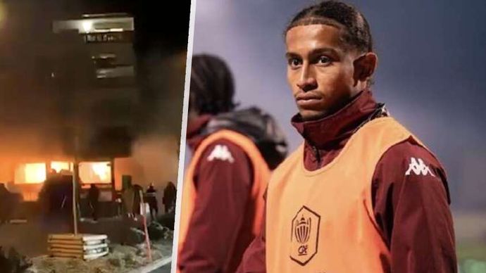Francouzský fotbalista má údajně popáleniny na 30 procentech těla.