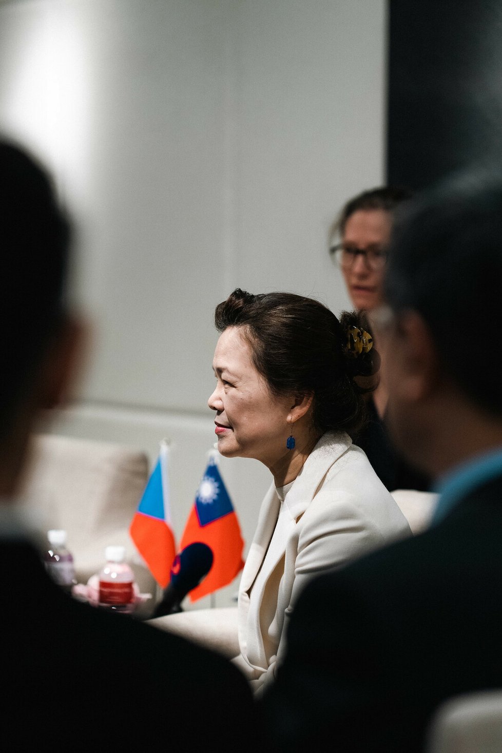Česká delegace v Tchaj-wanu v čele s předsedkyní Sněmovny Markétou Pekarovou Adamovou (TOP09) (27.3.2023)