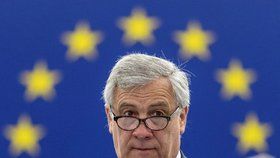 Předseda Evropského parlamentu Antonio Tajani (3. 7. 2018)