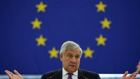 Předseda Evropského parlamentu Antonio Tajani
