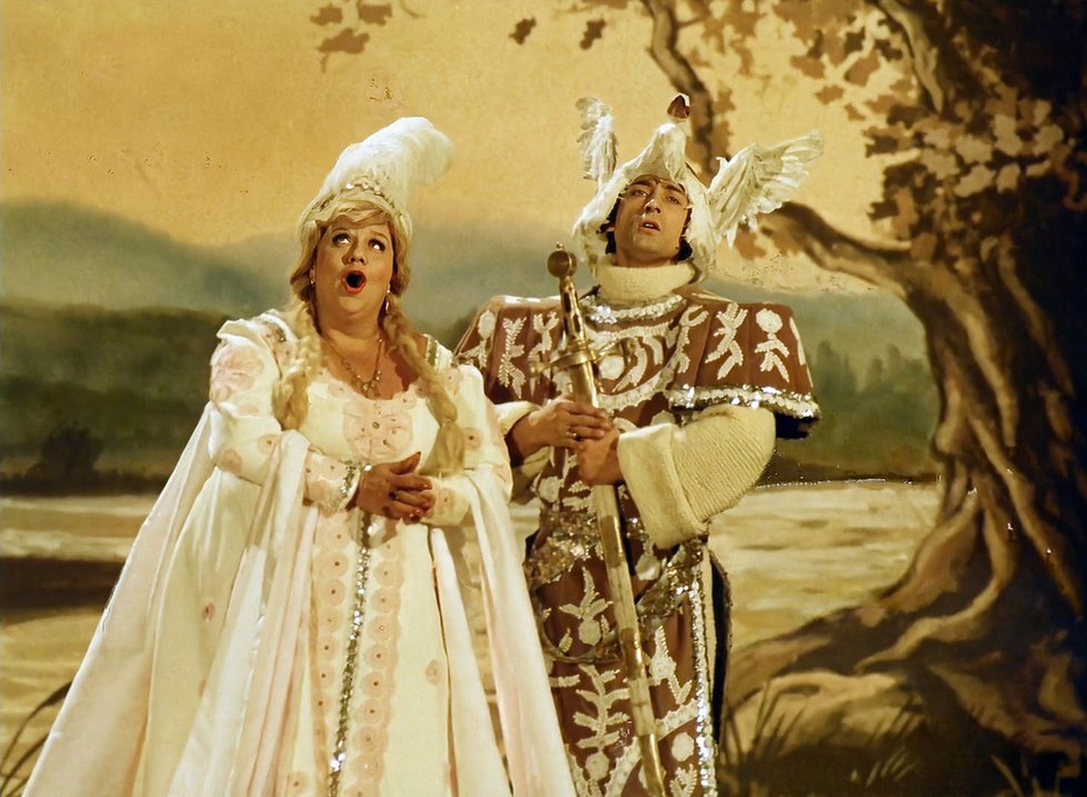 Malou roli operní pěvkyně Elsy Brabantské vystřihla s gustem Helena Růžičková (†67).
