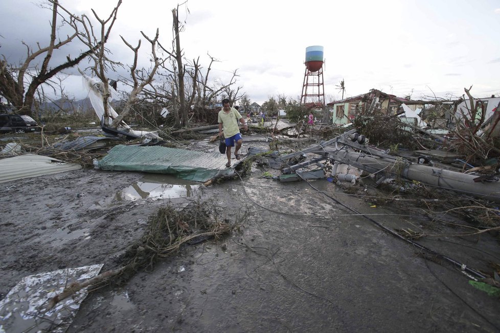 Tajfun Hayian je podle agentury Reuters nejsilnějším, jaký Země v moderních dějinách zažila