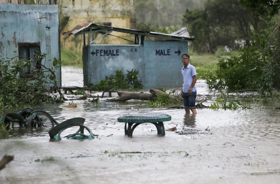 Supertajfun Mangkhut řádí na Filipínách.