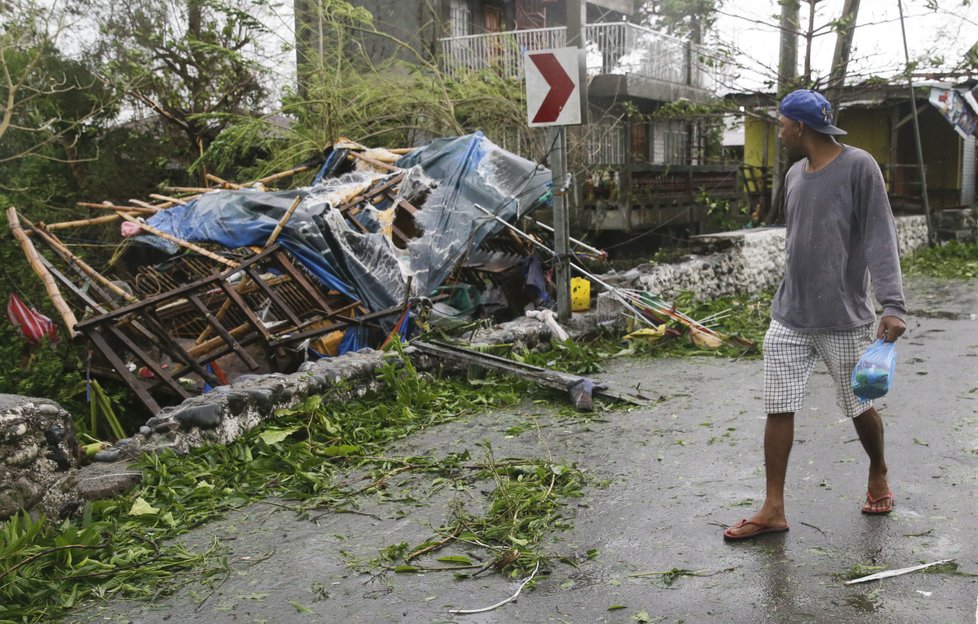 Supertajfun Mangkhut řádí na Filipínách.