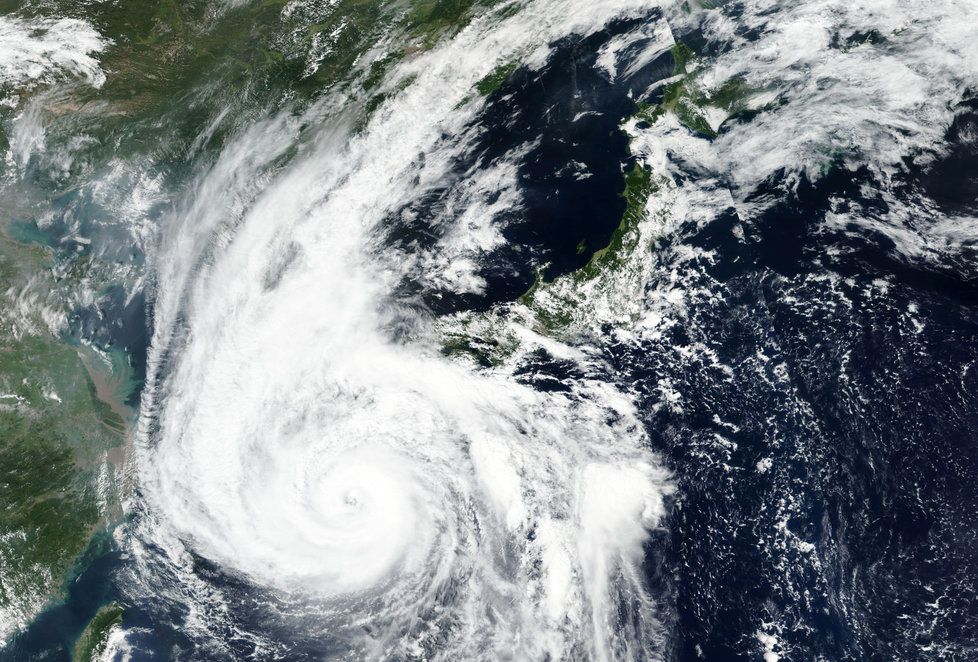 Japonsko se připravuje na příchod tajfunu Haishen (6.9.2020)