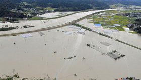 Tajfun v Japonsku (19.9.2022)