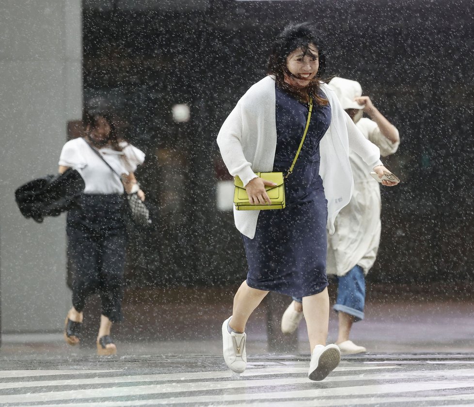 Tajfun v Japonsku