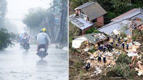 Na Vietnam a Japonsko udeřily tajfuny. Rozsévají hrůzu a zkázu