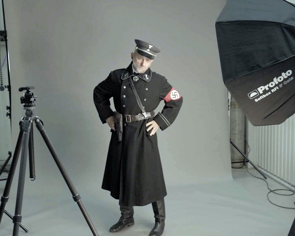 Hynek Čermák v nacistické uniformě