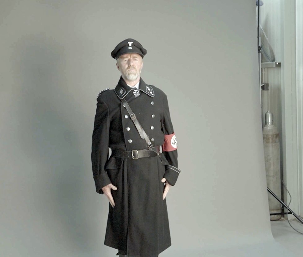Jiří Langmajer v nacistické uniformě