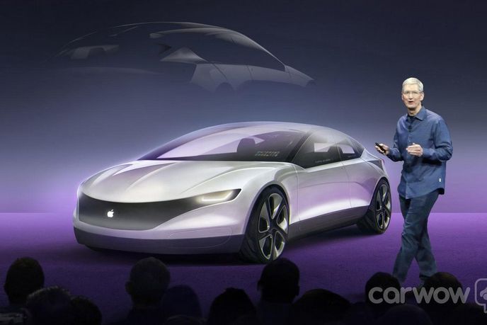 Takhle si Apple Car představují na Carwow.com