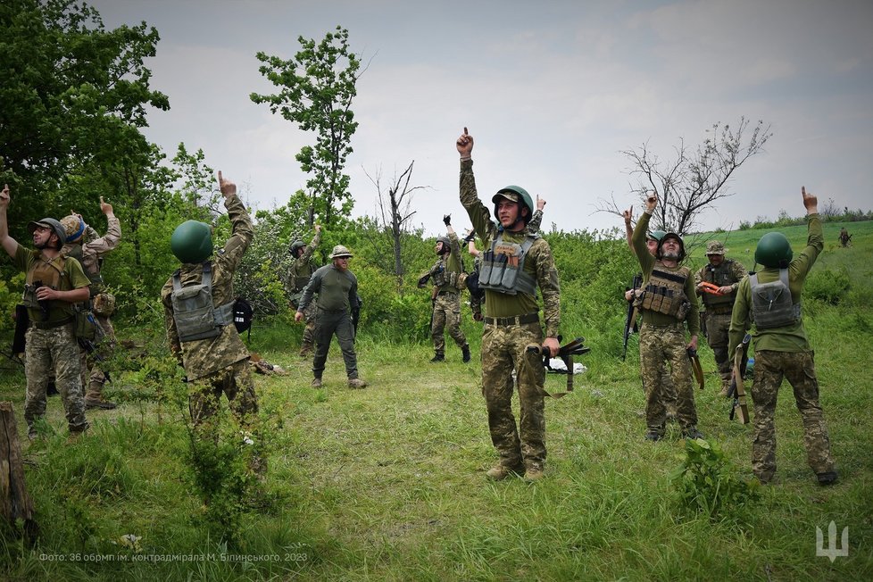 Výcvik taktické medicíny v ukrajinské armádě.