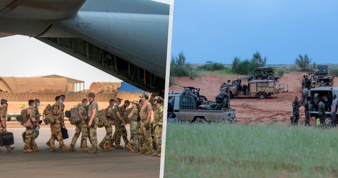 La France, le Canada et les Tchèques retirent leurs troupes du Mali.  Ils se battent ici avec des islamistes radicaux