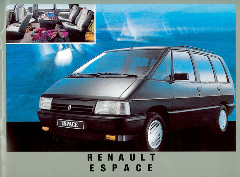 Nástupcem rancha se stal prototyp P18, z něho se nakonec vyklubal první Renault Espace. Ten už se prodával i v Československu přes podnik Tuzex, z jehož propagačního materiálu pochází tento snímek.
