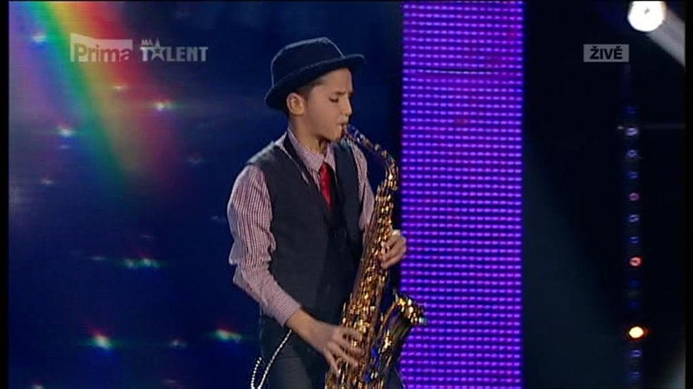 Patrik Žiga a jeho saxofon