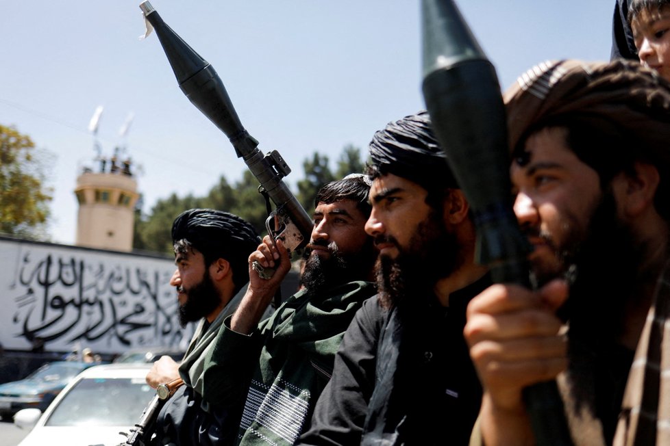 Tálibové s příznivci slavili druhé výročí převratu (15. 8. 2023).