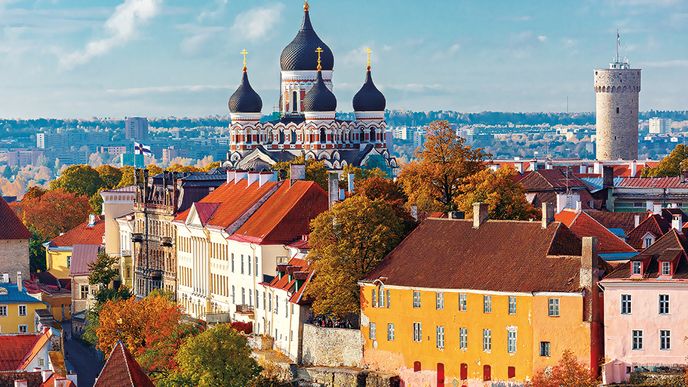 Estonská metropole Tallinn. Inflace v Estonsku překonala 25 procent.