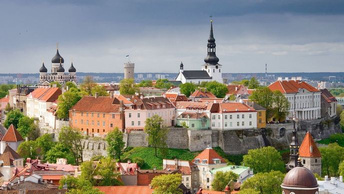 Toompea neboli Katedrální vrch tvoří starobylé centrum estonského hlavního města Tallinnu.