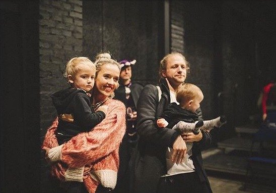 Tamara Klusová se svými dětmi