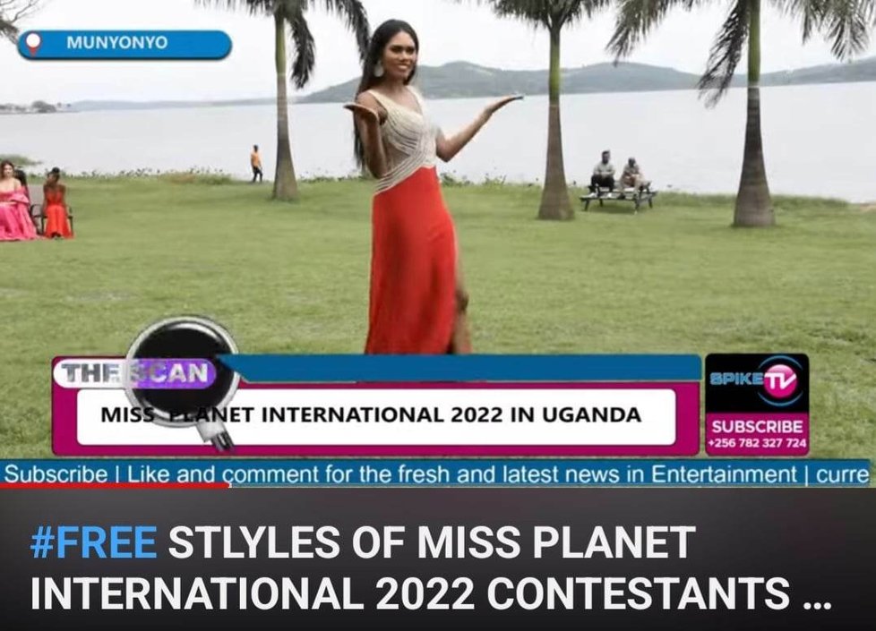 Soutěž Miss Planet International v Ugandě se místo ve slibovaném slavnostním sále před zraky pozvaných VIP hostů odehrála kdesi na trávníku, kde ji sledovala hrstka kolemjdoucích.