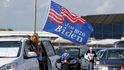 Předvolební mítink demokratického kandidáta Joea Bidena v Tampě na Floridě