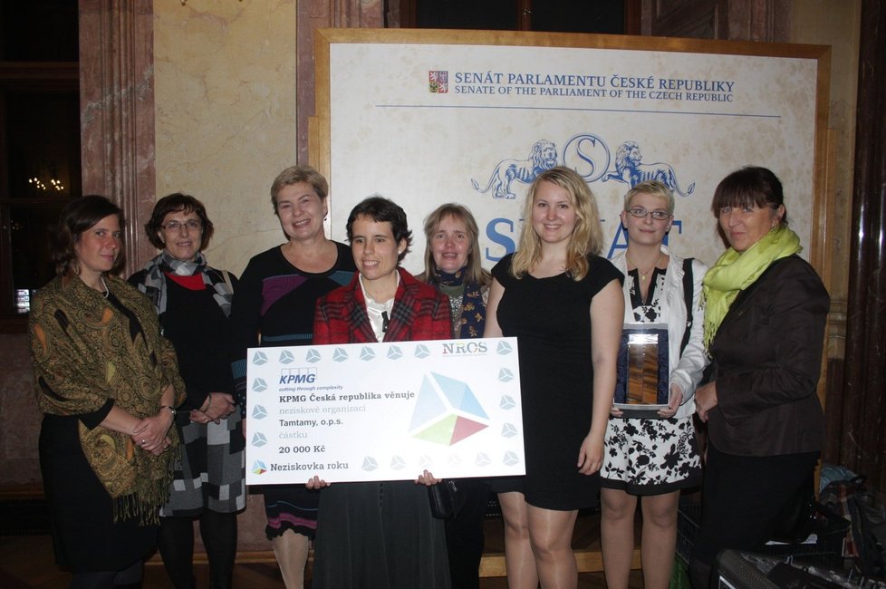 Tamtamy dostaly ocenění Neziskovka roku 2015.