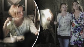 Táňa Vilhelmová tři měsíce po porodu Lojzíka opět natáčí film