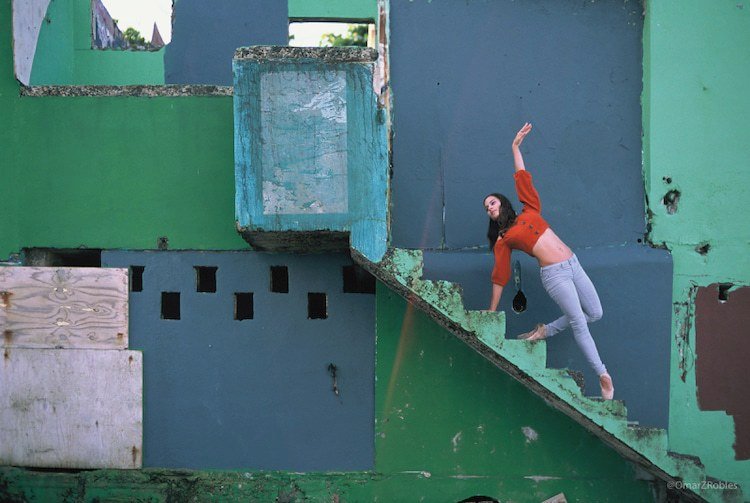 Portoričtí baletní umělci v troskách vlastní země