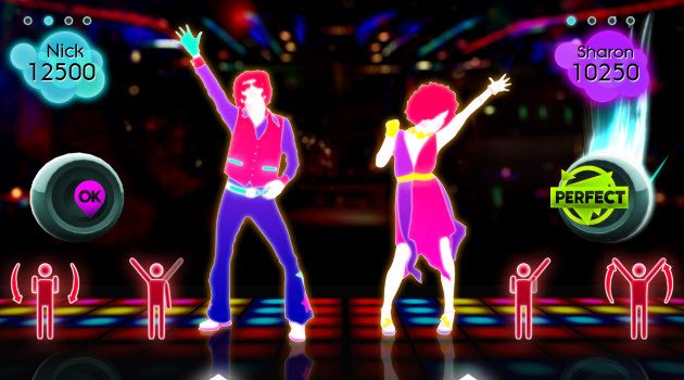 Just Dance 3 je z testovaných tanečních her nejbarevnější