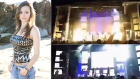 Smrt na pódiu před očima diváků: Krásnou zpěvačku (†30) zasáhla pyrotechnika