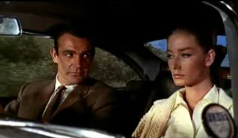 Tania Mallet jako Tilly Masterson v Goldfingeru (1964)