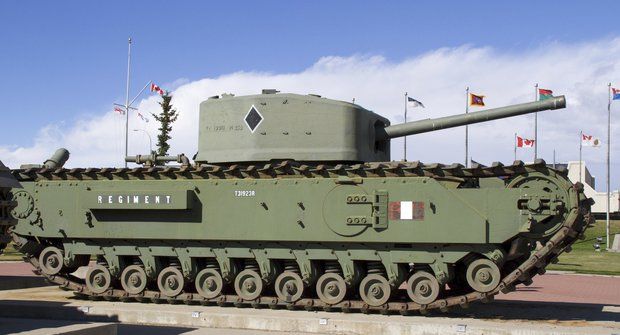 Britský tank Churchill: zastaralá krabice