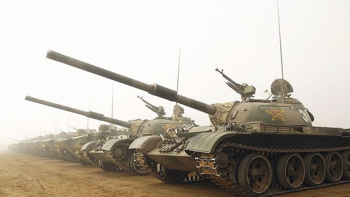 Čínský tank. Ilustrační foto