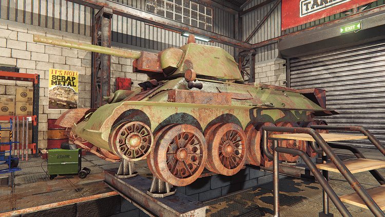 V Tank Mechanic Simulatoru se můžete vrátit v čase a vdechnout dvanácti různým tankům a dvěma pěchotním vozidlům nový život