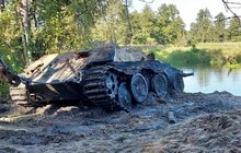Objev historiků v jižním Polsku: Z řeky vytáhli tank nacistů!