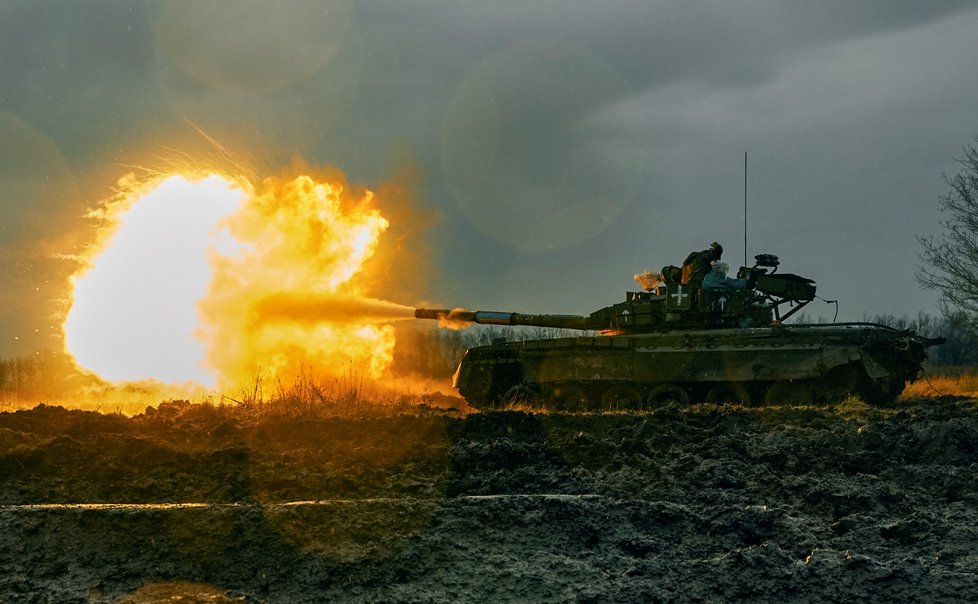 Tank T-80 na Ukrajině