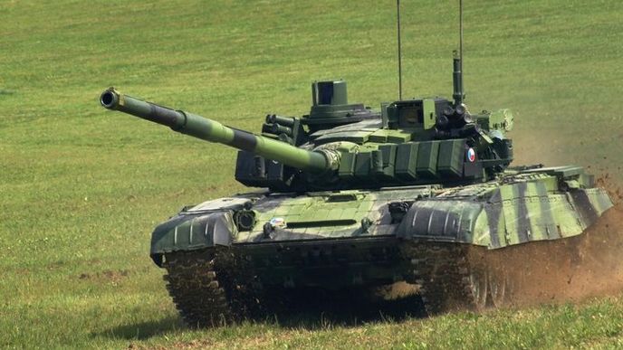 Tank T72 české armády