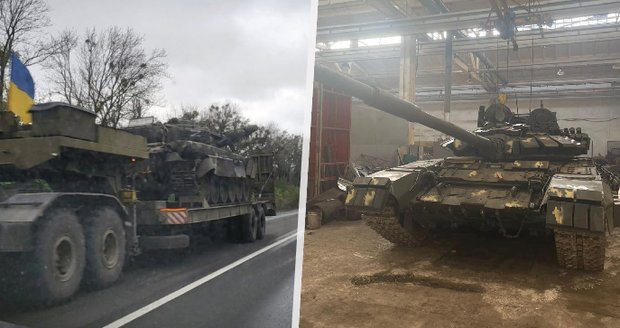 Nejvíc tanků dodává Ukrajině Rusko. Trofejní kusy opravují soukromníci u fronty