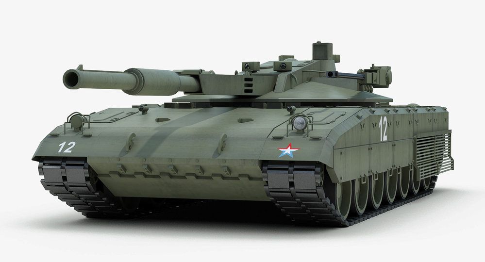 Moderní ruský tank T-14 Armata se solidním pancéřováním