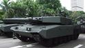 Modernizovaný Leopard 2A4 singapurské armády; obdobnou modernizací projdou také polské stroje starších verzí.