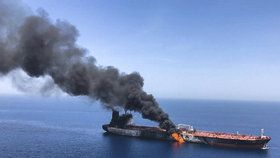 U Saúdské Arábie hoří íránský ropný tanker (ilustrační foto)